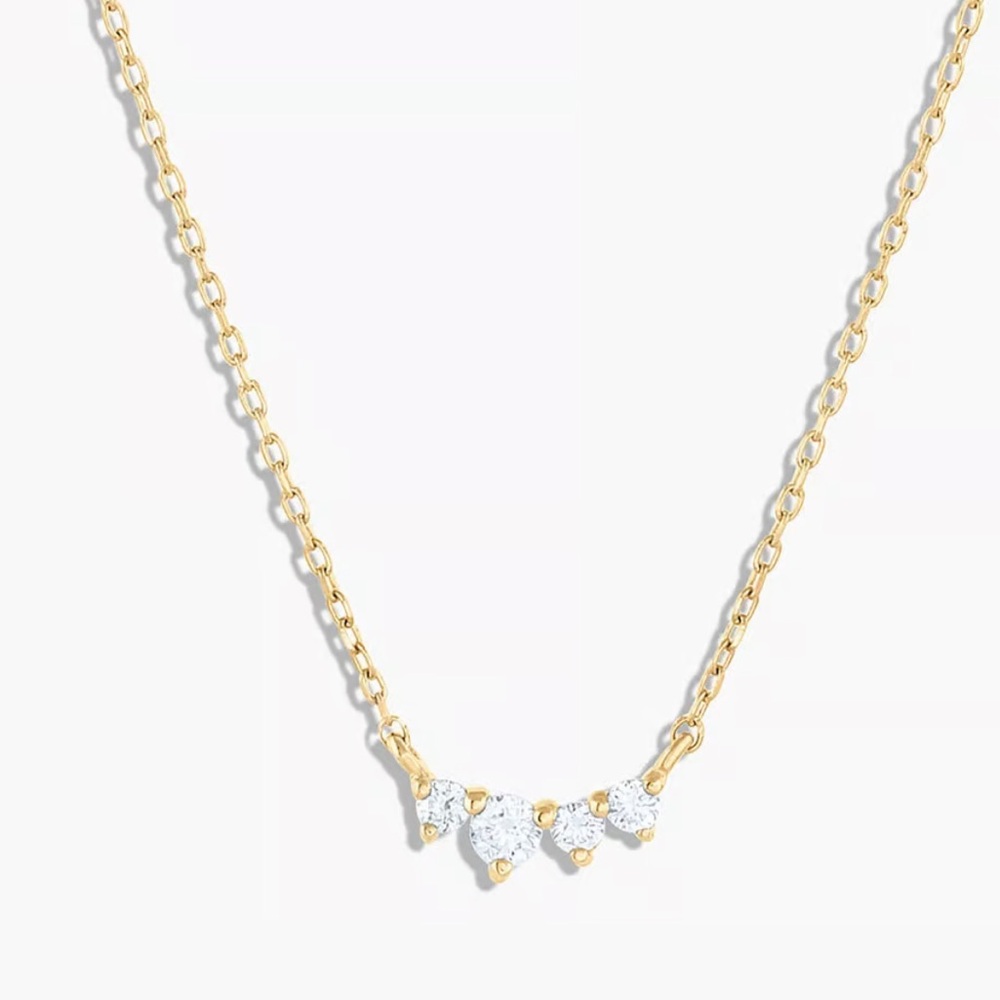 Gorjana Diamond Cluster Necklace
